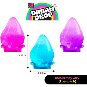 Schylling NeeDoh Dream Drop 3 Inch Squeeze Toy Sensory Stress Ball Color May Vary Smooth and Satisfying Tactile Relief