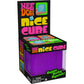 Schylling NeeDoh Nice Cube Sensory Toy Purple 2.25 Inch Super Solid Squeeze for Stress Relief