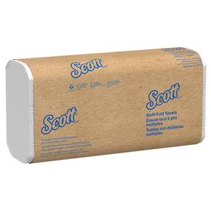 Scott Professional Universal Multifolds Paper Towels, Bulk, 2-Ply, 94x92in, 250 Sheets per Pack, 16 Packs per Case