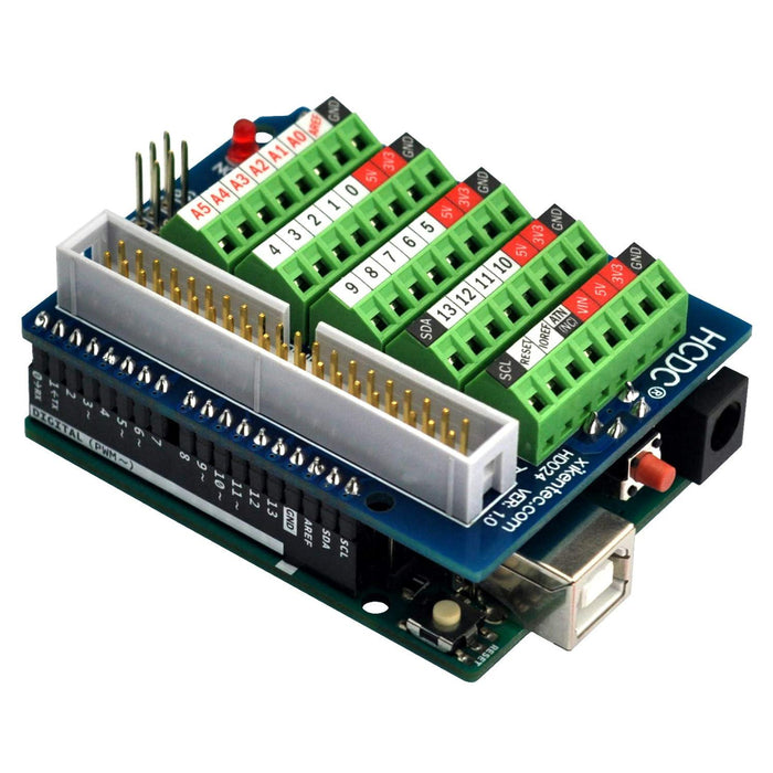 Screw Terminal Block Breakout Shield Module for Arduino Uno R3