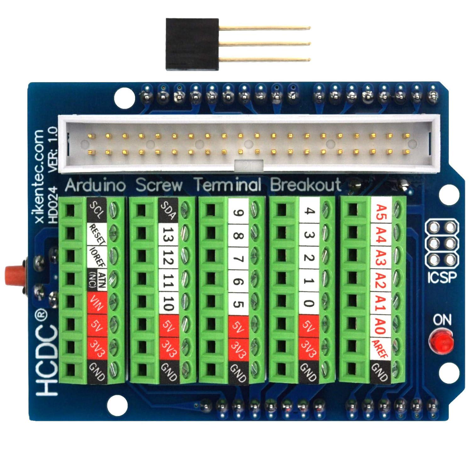 Screw Terminal Block Breakout Shield Module For Arduino UNO R3,