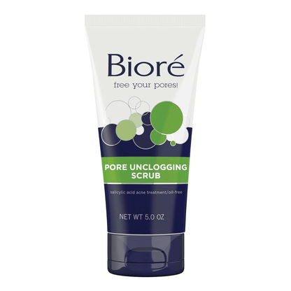 Biore Salicylic Acid Acne Treatment Pore Unclogging Scrub 141ml