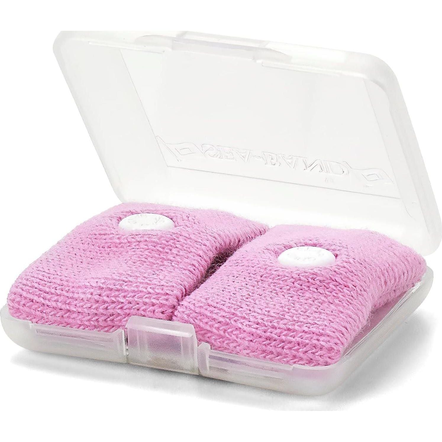 Sea-Band Anti-Nausea Acupressure Wristband For Motion And Morning Sickness - 1 Pair Pink,