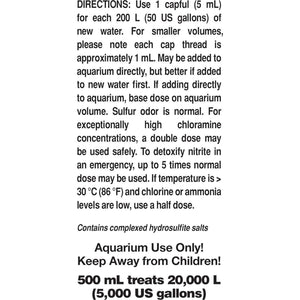 Seachem Prime Water Conditioner for Fresh and Saltwater Aquariums 500 ml