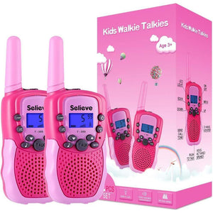 Selieve Walkie Talkies for Kids Ages 3 to 12 Two Way Radio Toys with Flashlight 22 Channels 3 Mile Range for Outdoor Play