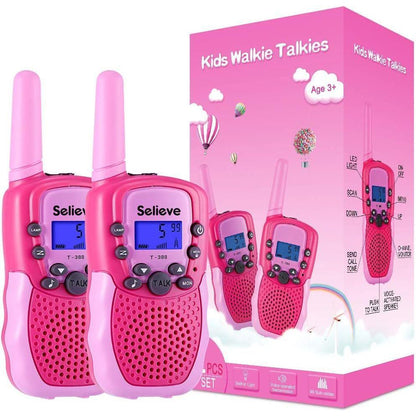 Selieve Walkie Talkies for Kids Ages 3 to 12 Two Way Radio Toys with Flashlight 22 Channels 3 Mile Range for Outdoor Play