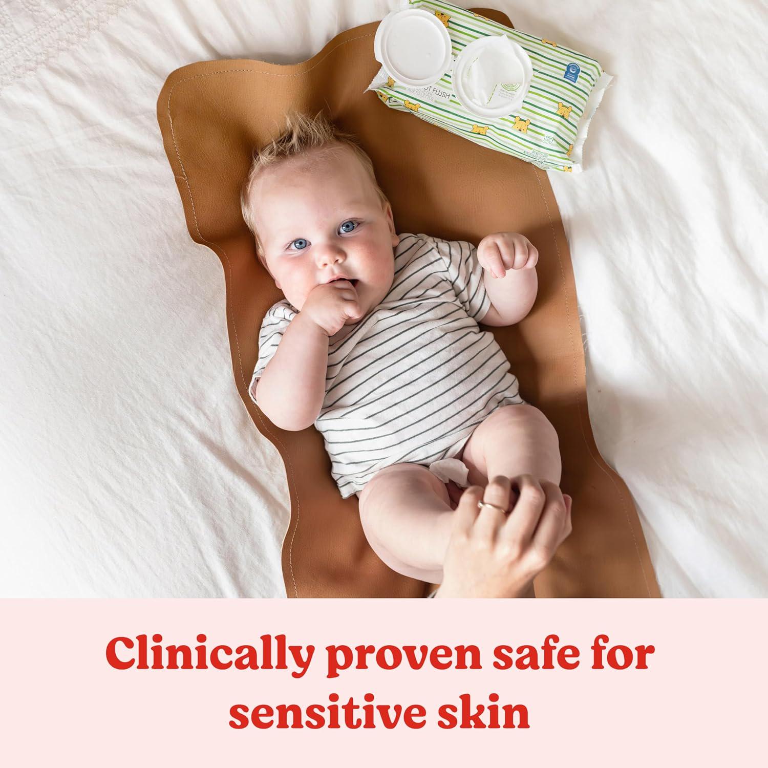 Sensitive Baby Wipes, Huggies Natural Care Baby Diaper Wipes, Unscented, Hypoallergenic, 99% Purified Water, 56 Count (Pack Of 9) (504 Wipes Total),