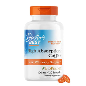 Doctor's Best High Absorption CoQ10 100mg 120 Softgels