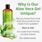 Seven Minerals Seven Minerals Organic Aloe Vera Gel From Freshly Cut 100% Pure Aloe - Big 12oz - HighestQuality, Texas Grown, Vegan, Unscented - For Face, Skin, Hair, Sunburn Relief