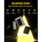 Sharge Disk M.2 NVMe SSD Enclosure With Active Cooling System, 10Gbps USB C 3.2 Gen2, Enclosure NVMe Reader Supports M Keys And Size 2230 SSDs, Gray,