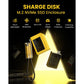 Sharge Disk M.2 NVMe SSD Enclosure With Active Cooling System, 10Gbps USB C 3.2 Gen2, Enclosure NVMe Reader Supports M Keys And Size 2230 SSDs, Yellow,