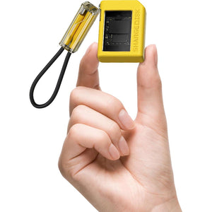 Sharge Disk M.2 NVMe SSD Enclosure With Active Cooling System, 10Gbps USB C 3.2 Gen2, Enclosure NVMe Reader Supports M Keys And Size 2230 SSDs, Yellow,