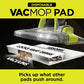 Shark Vacmop Disposable Hard Floor Pad Refills, Compatible with VM252 & VM180, No-Touch Disposal for Sealed Floors, 3-Pack (30 Count)