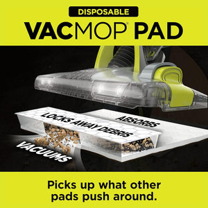 Shark Vacmop Disposable Hard Floor Pad Refills, Compatible with VM252 & VM180, No-Touch Disposal for Sealed Floors, 3-Pack (30 Count)