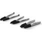 Sharpie Permanent Markers Variety Pack, Featuring Ultra-Fine, Chisel Tip, And Fine Tip Marker Set, Writing And Poster Markers, Black, 6 Count,