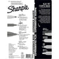 Sharpie Permanent Markers Variety Pack, Featuring Ultra-Fine, Chisel Tip, And Fine Tip Marker Set, Writing And Poster Markers, Black, 6 Count,
