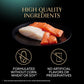 Sheba Wet Cat Food Twin Pack Trays Salmon & White Fish in Gravy 2.6 oz 24 Servings