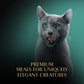 Sheba Perfect Portions Cuts in Gravy Wet Cat Food 48 Servings Roasted Chicken Salmon Turkey Trays