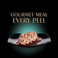 Sheba Perfect Portions Wet Cat Food Cuts in Gravy 2.6 oz Twin Packs 12 Count Tuna and Salmon Trays