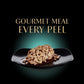 Sheba Perfect Portions Cuts in Gravy Wet Cat Food 48 Servings Roasted Chicken Salmon Turkey Trays