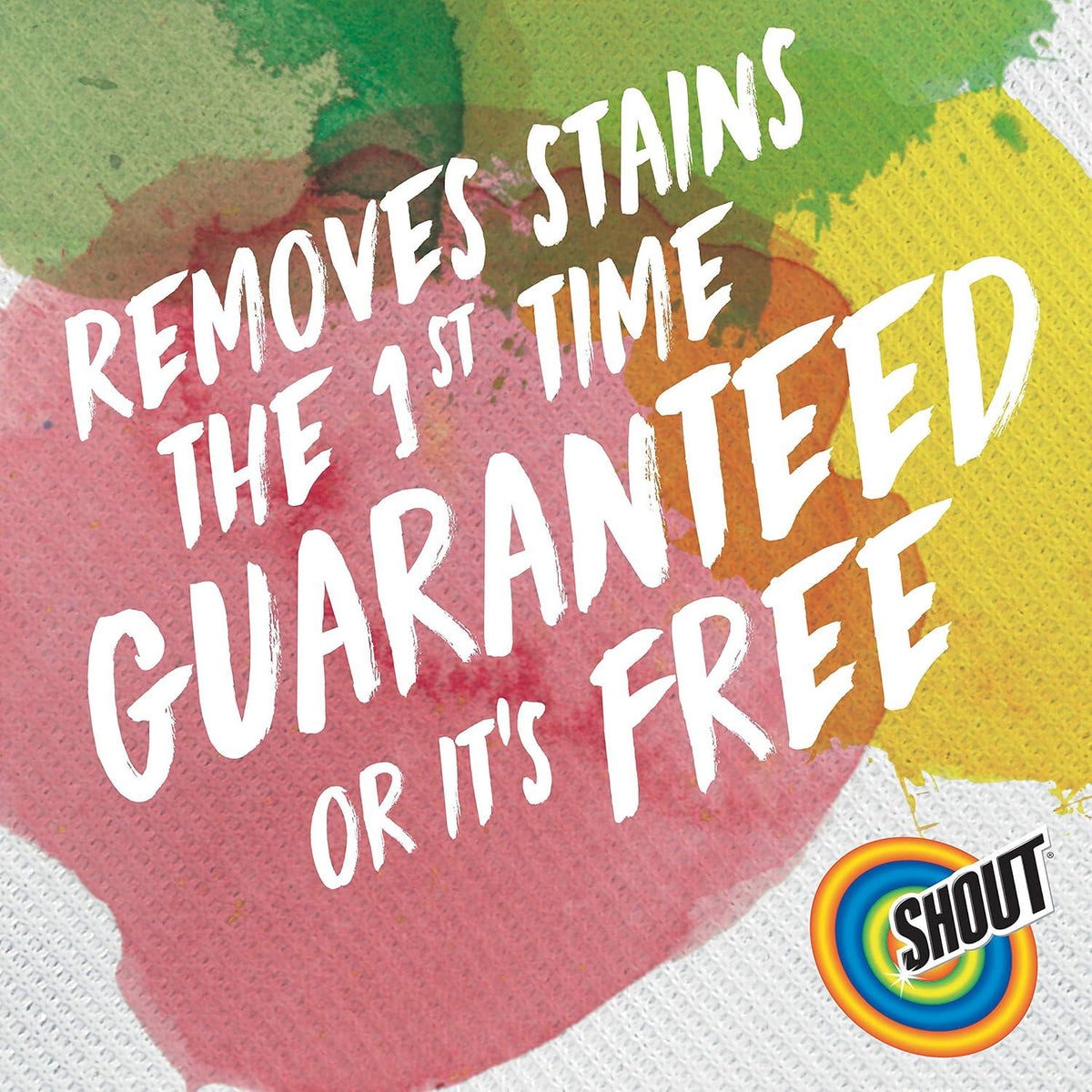 Shout Active Enzyme Laundry Stain Remover Spray, Triple-Acting Formula Clings, Penetrates, And Lifts 100+ Types Of Everyday Stains - Prewash Spray 22oz,