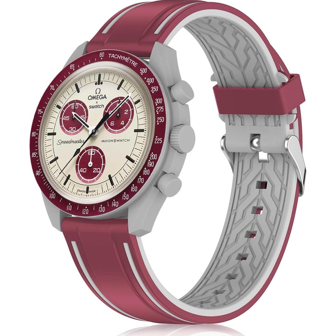 Silicone Band Compatible With Moonswatch,Soft Waterproof Quick Release Rubber 20mm Replacement Watchband For Omega X Swatch Moonswatch Speedmaster/Rolex/SEIKO For Women Men.,Does not Apply