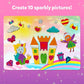Skillmatics Foil Fun Craft Kit Unicorns and Princesses DIY Art Gift for Ages 4 to 9 Mess Free Activity