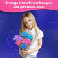 Skillmatics Poke In Art Flower Bouquet DIY Kit Mess Free Craft Set Gifts for Kids Ages 4 to 9 Wood Art Activity