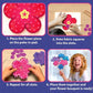 Skillmatics Poke In Art Flower Bouquet DIY Kit Mess Free Craft Set Gifts for Kids Ages 4 to 9 Wood Art Activity