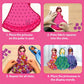 Skillmatics Poke-in Art Kit Magical Princesses, DIY Mess-Free Wood Crafts for Kids Ages 4–9, Creative Gift Activity Set
