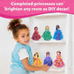 Skillmatics Poke-in Art Kit Magical Princesses, DIY Mess-Free Wood Crafts for Kids Ages 4–9, Creative Gift Activity Set