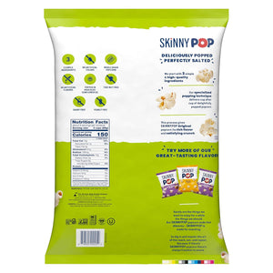 SkinnyPop Original Popcorn, 8oz Bag, Gluten-Free, Healthy Snack