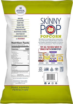 SkinnyPop Original Popcorn, 67 oz Party-Sized Bag, Gluten-Free, Vegan, Non-GMO, Healthy Snack
