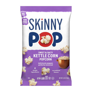 SkinnyPop Sweet & Salty Kettle Popcorn, Non-GMO, Gluten-Free, Vegan, 53oz Bag
