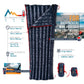 ZOOOBELIVES Alplive T400 Navy Blue Ultralight Backpacking Down Sleeping Bag,X002IU6MIZ