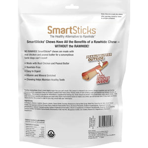 SmartBones SmartSticks Dog Chews, 25 Count, Peanut Butter, Rawhide-Free Treats for Dogs