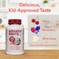 SmartyPants SmartyPants Kids Formula Daily Gummy Multivitamin: Vitamin C, D3, And Zinc For Immunity, Gluten Free, Omega 3 Fish Oil, Vitamin B6, B12, Cherry Berry, 120 Count (30 Day Supply)
