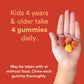 SmartyPants Kids Multivitamin Gummies, Omega-3, Vitamin D3, B12, Zinc, Gluten-Free, 120 Count