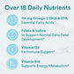 SmartyPants Prenatal Multivitamin Gummies for Women, Omega-3 Fish Oil, Biotin, Folate, Vitamin D3, 120 Count (30-Day Supply)