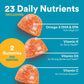 SmartyPants SmartyPants Teen Guy Multivitamin Gummies - Improved Formula: Omega 3 (DHA/EPA), Vitamin D3, C, Vitamin B12, B6, A, K And Zinc, Folate, Gluten Free, Fruit Flavor, 60 Count (30 Day Supply)