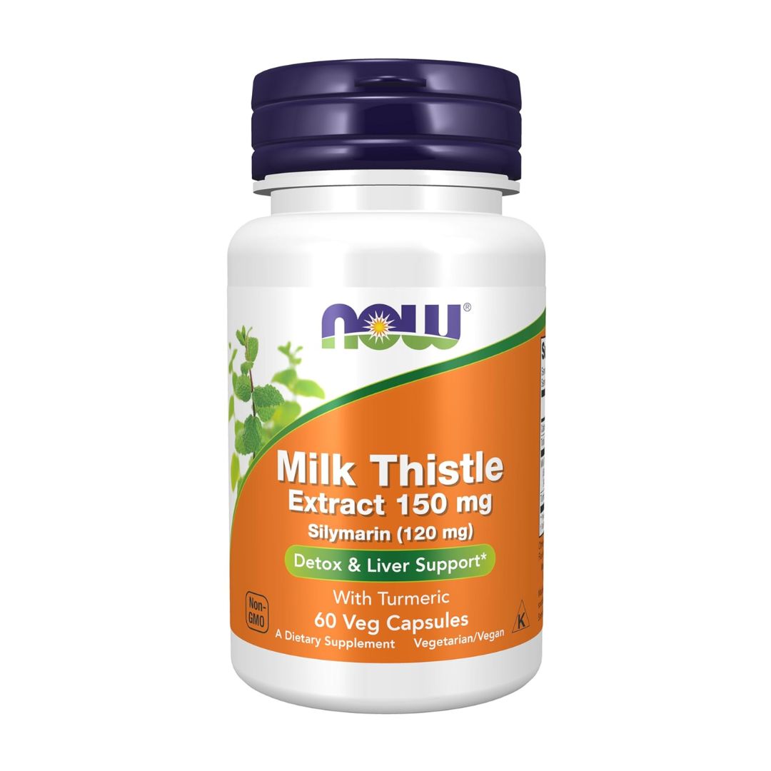 Now Foods Milk Thistle Extract 150mg Veg Capsules