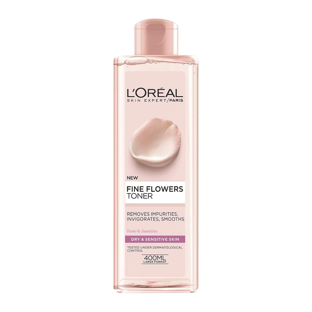 L'Oreal Paris Skin Expert Fine Flowers Rose & Jasmine Toner 400ml