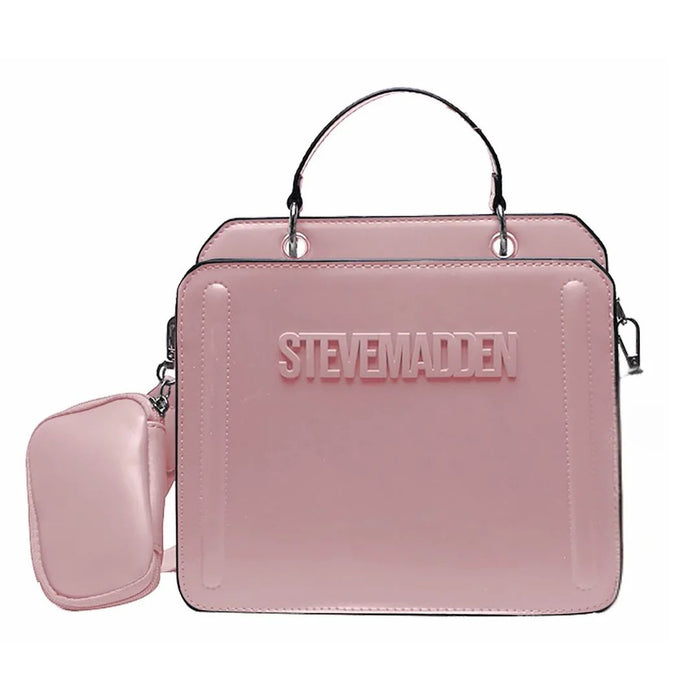 Steve Madden Bevelyn Satchel Crossbody Bag With Detachable Straps For Women