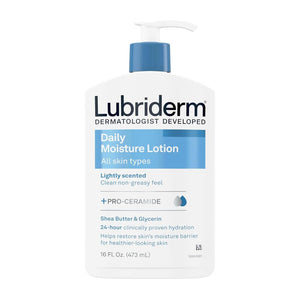 Lubriderm Daily Moisture All Skin Types Lightly Scented Body Lotion 473ml