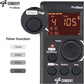 Sondery Digital Metronome For Guitar Piano Drum And All Instruments With Timer, English Vocal Counting And 3 Different Sounds With Earphone Jack And Flashing Light, Loud Volume, Rechargeable,