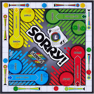 Sorry! Classic Board Game, Family & Kids Ages 6+, 2–4 Players, Fun Strategy Game Night Essential