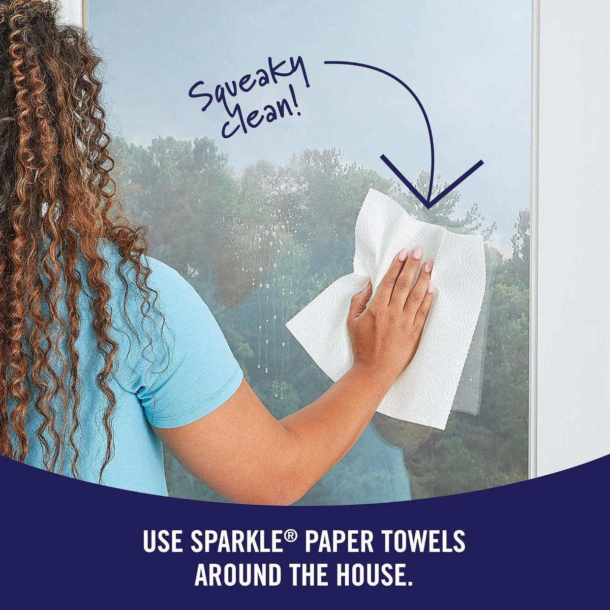 SPARKLE Sparkle Pick-A-Size Paper Towels, 24 Double Rolls = 48 Regular Rolls, Everyday Value Paper Towel With Full And Half Sheets