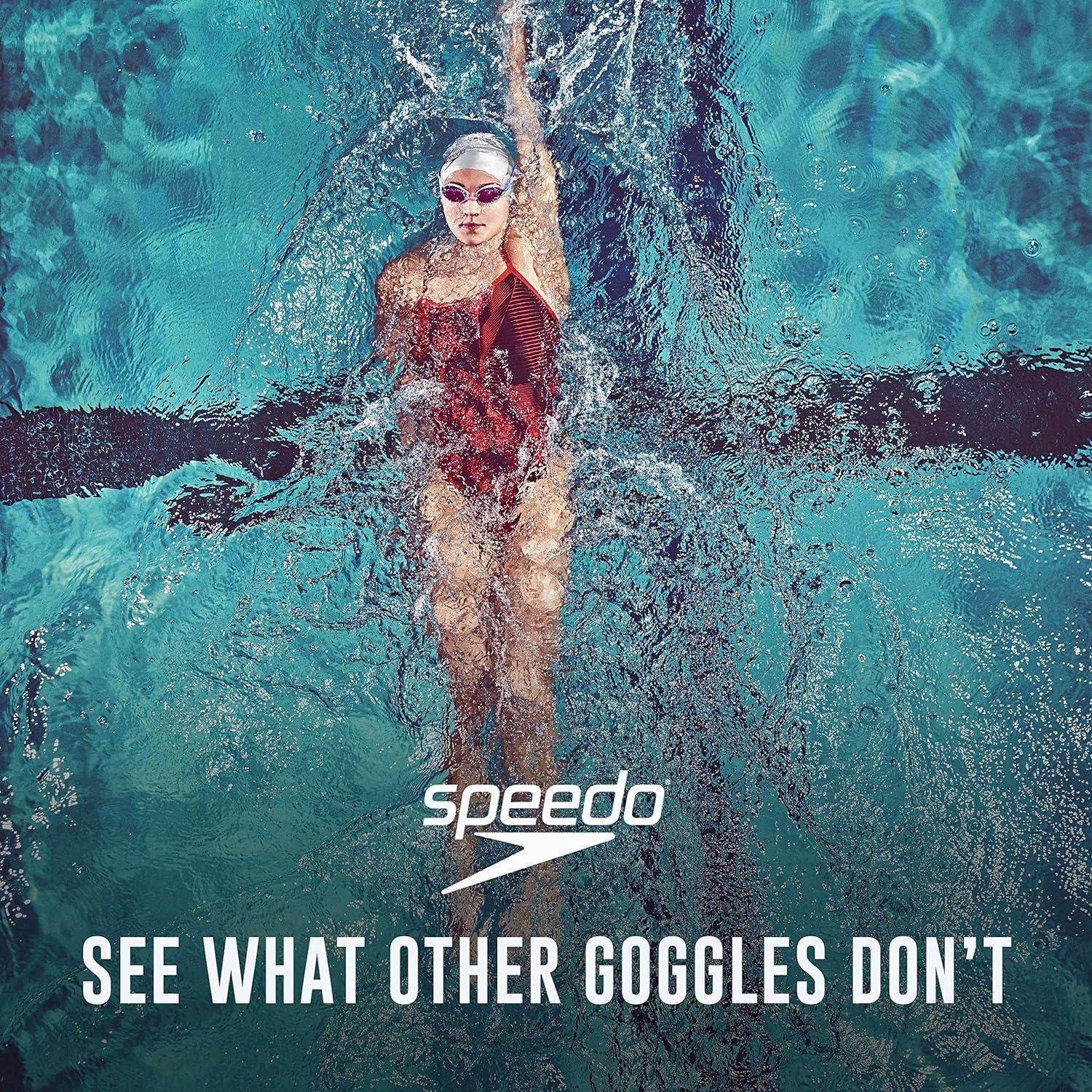 Speedo Unisex-Adult Swim Goggles Mirrored Vanquisher 2.0,Does not Apply