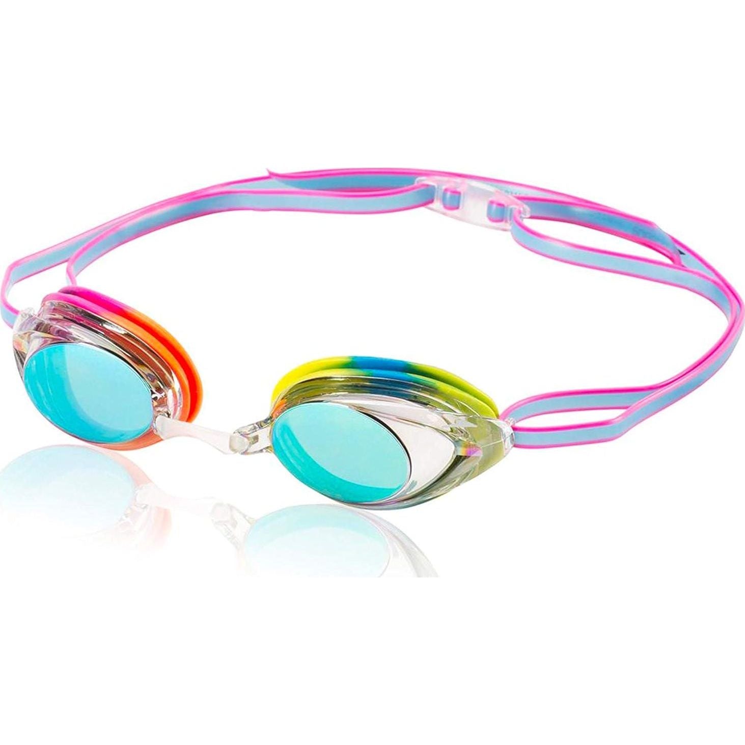 Speedo Unisex-Adult Swim Goggles Mirrored Vanquisher 2.0,Does not Apply