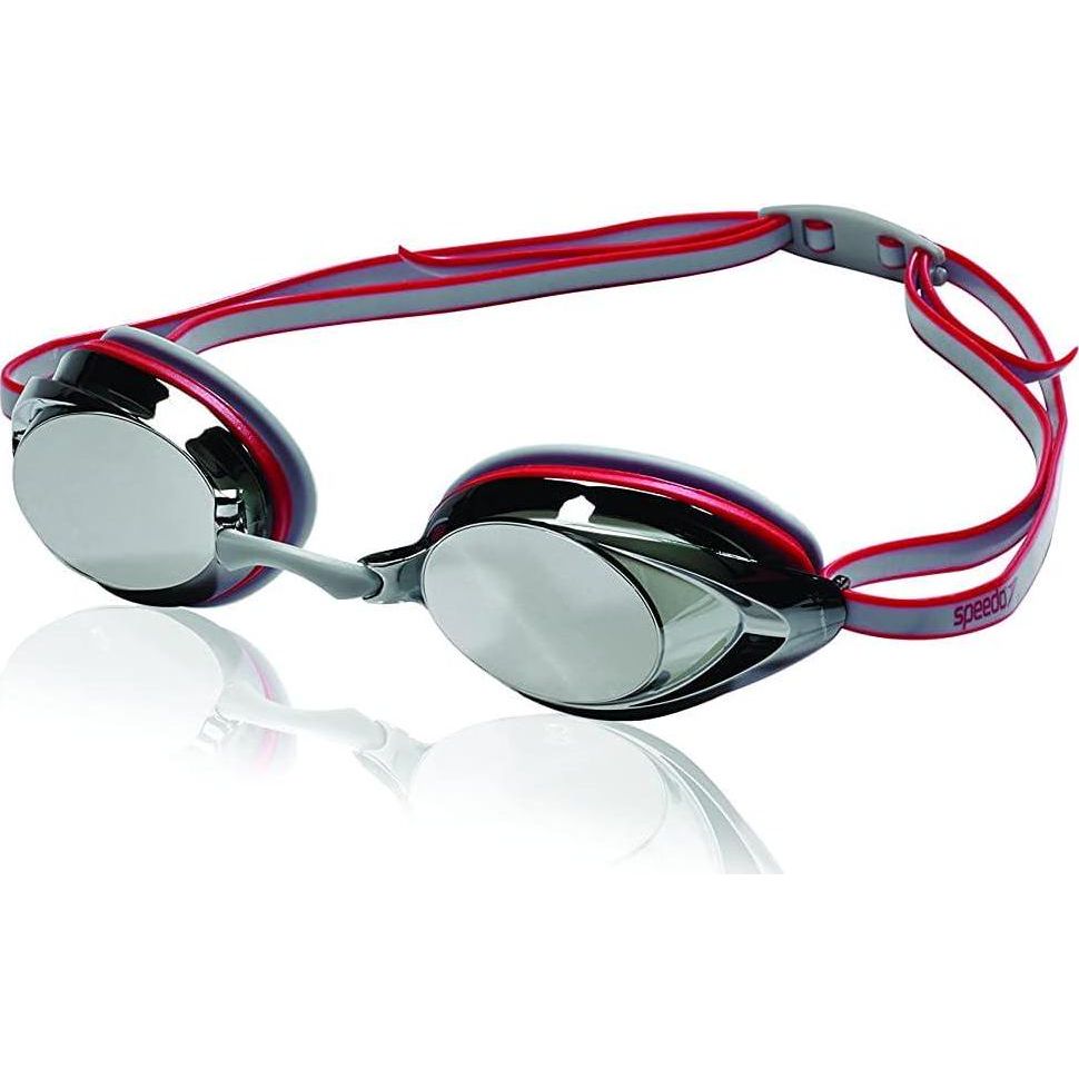 Speedo Unisex-Adult Swim Goggles Mirrored Vanquisher 2.0,Does not Apply